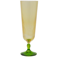 Carica l'immagine nel visualizzatore di Gallery, SET 2 CALICI LONG DRINK JAZZ GIALLO/VERDE