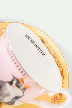 Carica l'immagine nel visualizzatore di Gallery, SET 2 TAZZE DA TE' CON PIATTINO