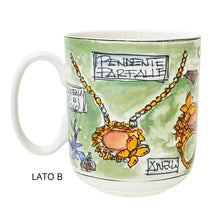 Carica l'immagine nel visualizzatore di Gallery, TAZZA DA TE' MUG FARFALLA GIOVANNI RASPINI PER LA PORCELLANA BIANCA - COLLEZIONE EDEN (400 ML)