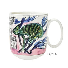 Carica l'immagine nel visualizzatore di Gallery, TAZZA DA TE' MUG CAMALEONTE GIOVANNI RASPINI PER LA PORCELLANA BIANCA - COLLEZIONE EDEN (400 ML)