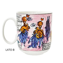 Carica l'immagine nel visualizzatore di Gallery, TAZZA DA TE' MUG CAMALEONTE GIOVANNI RASPINI PER LA PORCELLANA BIANCA - COLLEZIONE EDEN (400 ML)