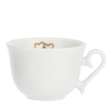 Carica l'immagine nel visualizzatore di Gallery, SET 2 TAZZE CAFFE' CON PIATTINO VALENTINO ORO P013900215