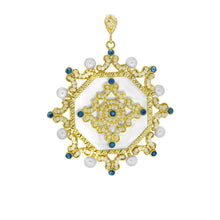 Carica l'immagine nel visualizzatore di Gallery, CIONDOLO LINEA BIZANTINA