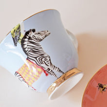 Carica l'immagine nel visualizzatore di Gallery, TAZZA DA TE' ZEBRA CARNIVAL