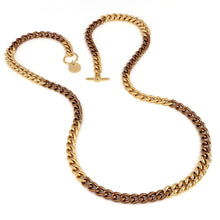 Carica l'immagine nel visualizzatore di Gallery, COLLANA IN BRONZO CIOCCOLATO