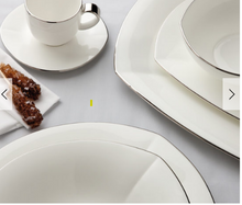 Carica l'immagine nel visualizzatore di Gallery, SET TAVOLA PETAL PLATINUM 41PZ