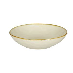 SET PIATTI FONDI CONCERTO AVORIO 8 PZ