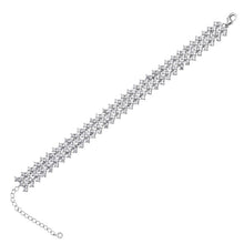 Carica l'immagine nel visualizzatore di Gallery, Bracciale con cubic zirconia Sku: 500764B
