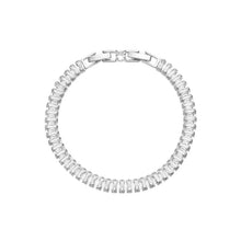 Carica l'immagine nel visualizzatore di Gallery, Bracciale rodiato con cubic zirconia Sku: 501079B
