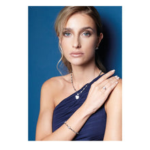 Carica l'immagine nel visualizzatore di Gallery, Bracciale rodiato con cubic zirconia Sku: 501081B
