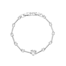 Carica l'immagine nel visualizzatore di Gallery, Bracciale rodiato con cubic zirconia Sku: 501081B
