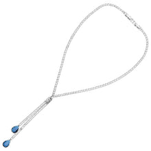 Carica l'immagine nel visualizzatore di Gallery, Collana rodiata con cubic zirconia Sku: 501271C
