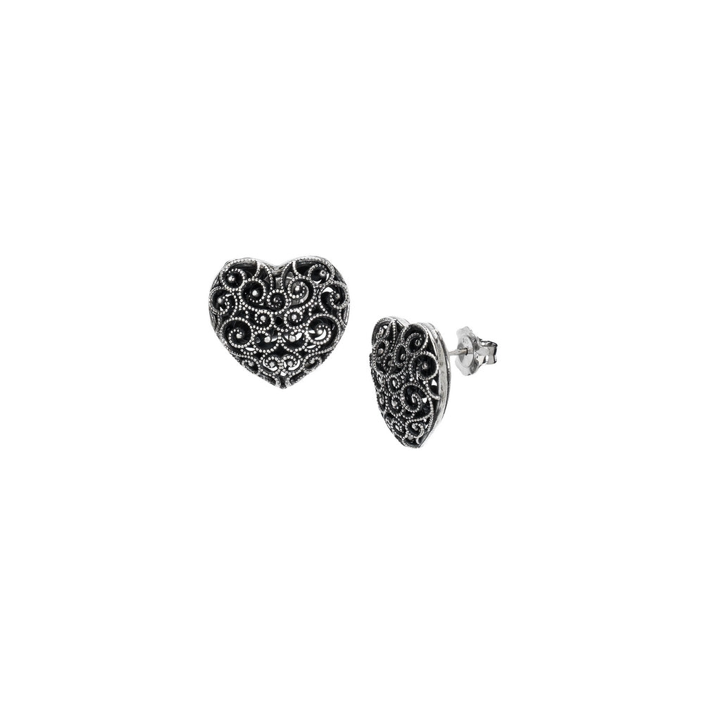 ORECCHINI CUORE TRAFORATO BM2730