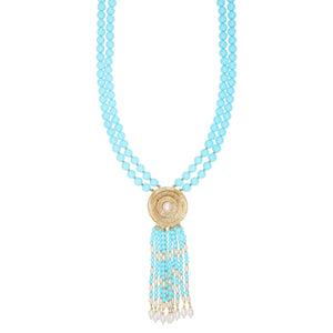 COLLANA PERLE E TURCHESE CLEA