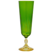 Carica l&#39;immagine nel visualizzatore di Gallery, SET 2 CALICI LONG DRINK JAZZ VERDE/GIALLO
