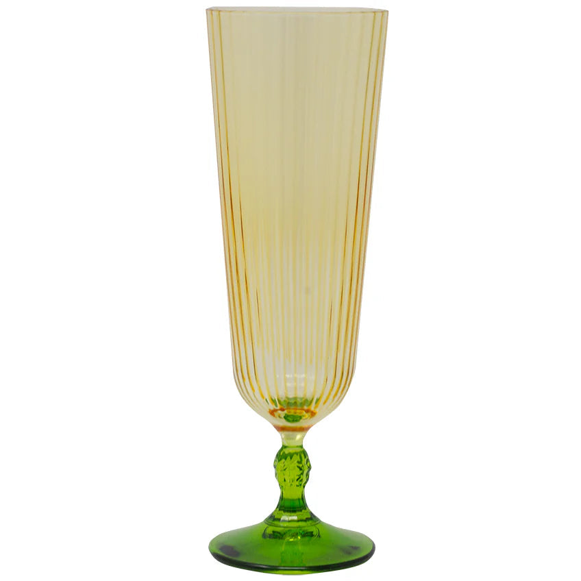 SET 2 CALICI LONG DRINK JAZZ GIALLO/VERDE