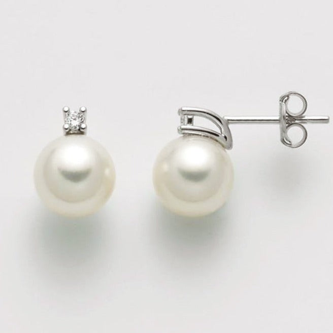 ORECCHINI PERLE E DIAMANTI