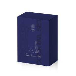 SET COCKTAIL CON SFERE E PINZA VERSIONE A TRASPARENTE