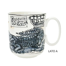 Carica l'immagine nel visualizzatore di Gallery, TAZZA DA TE' MUG COCCODRILLO GIOVANNI RASPINI PER LA PORCELLANA BIANCA - COLLEZIONE EDEN (400 ML)

