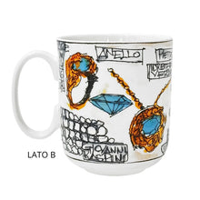 Carica l'immagine nel visualizzatore di Gallery, TAZZA DA TE' MUG COCCODRILLO GIOVANNI RASPINI PER LA PORCELLANA BIANCA - COLLEZIONE EDEN (400 ML)
