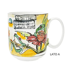 Carica l'immagine nel visualizzatore di Gallery, TAZZA DA TE' MUG RANA GIOVANNI RASPINI PER LA PORCELLANA BIANCA - COLLEZIONE EDEN (400 ML)
