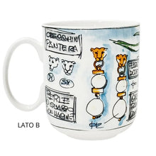 Carica l'immagine nel visualizzatore di Gallery, TAZZA DA TE' MUG PANTERA GIOVANNI RASPINI PER LA PORCELLANA BIANCA - COLLEZIONE EDEN (400 ML)
