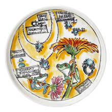 Carica l'immagine nel visualizzatore di Gallery, SVUOTATASCHE / PIATTINO RANA GIOVANNI RASPINI PER LA PORCELLANA BIANCA - COLLEZIONE EDEN (21 CM)
