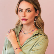 Carica l'immagine nel visualizzatore di Gallery, COLLANA CON CRISTALLI XGR744
