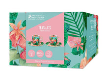 Carica l'immagine nel visualizzatore di Gallery, Maxwell&amp;Williams - Teas &amp; C's Tropicana Set 2 tazze caffè blu con piattino

