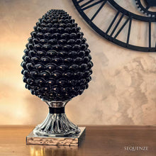 Carica l'immagine nel visualizzatore di Gallery, PIGNA NERA CON BASE ARGENTO PG0121/2
