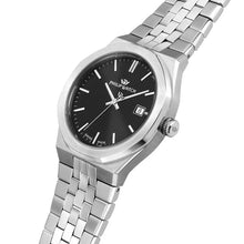 Carica l'immagine nel visualizzatore di Gallery, Orologio Uomo Philip Watch Windsurf R8253533002
Orologio da uomo Philip Watch della collezione Windsurf. Il movimento dell'orologio è al quarzo Swiss Made con funzioni datario. La cassa è in acciaio, diametro 38 mm. Il bracciale è in acciaio. Vetro zaffiro. Il quadrante è di colore nero. La resistenza all'acqua è di 10 atm / 100 metri. Referenza: R8253533002

Philip Watch R8253533002: un raffinato segnatempo Swiss Made dal fascino classico, caratterizzato da un elegante quadrante nero con indicazione della 
