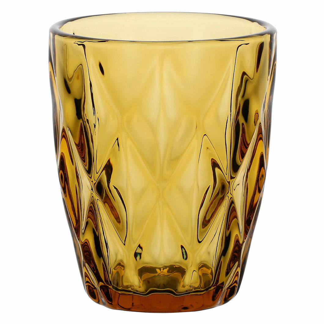 SET 6 BICCHIERI AMBER DIAMOND