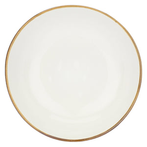 SET PIATTI FONDI CONCERTO AVORIO 8 PZ