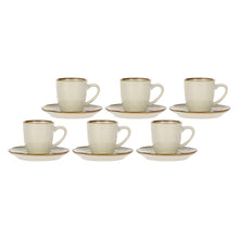 Carica l&#39;immagine nel visualizzatore di Gallery, SET TAZZINE CAFFE&#39; CONCERTO AVORIO 6 PZ
