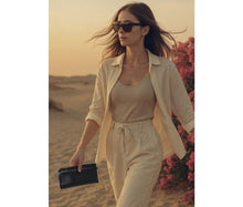 Carica l&#39;immagine nel visualizzatore di Gallery, PORTAFOGLIO IN PELLE NERA 87668
