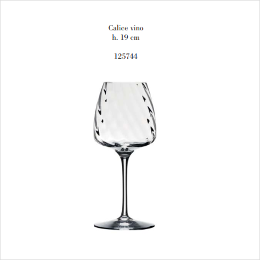 CALICE VINO H.19 CM FRESH   6 PZ