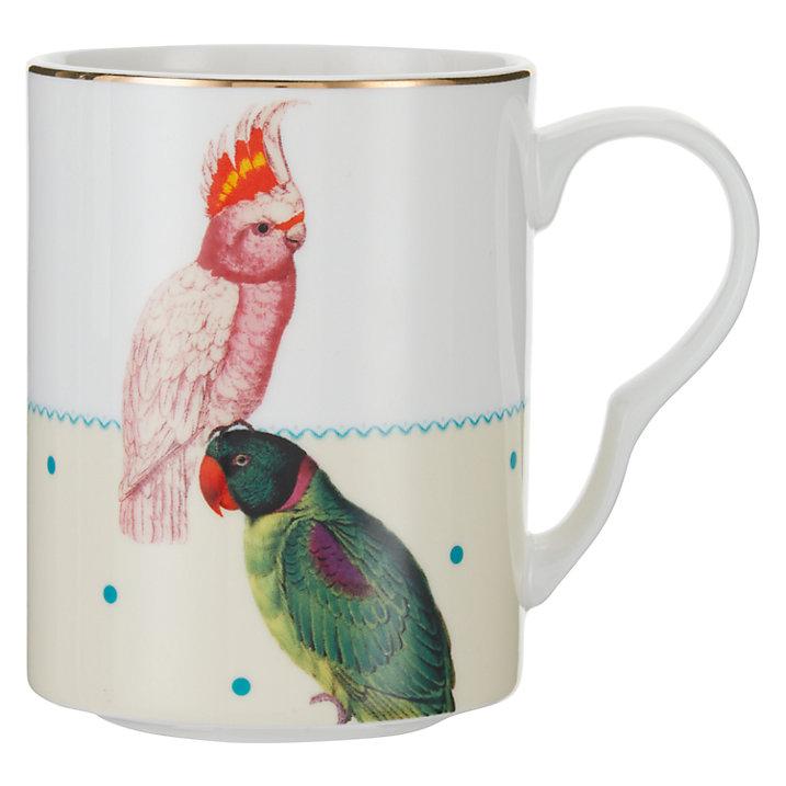 Close Up Tazza In Ceramica Con Manico 3D A Forma Di Pappagallo Ara – Capacità 300 Ml, Stampa Colorata, Confezione Regalo – Ideale Per Amanti Degli Animali
