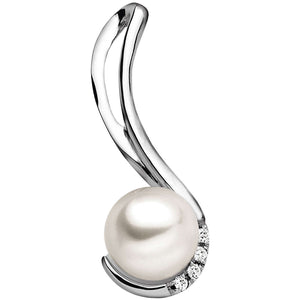 PENDENTE  CON DIAMANTI E PERLE COP223