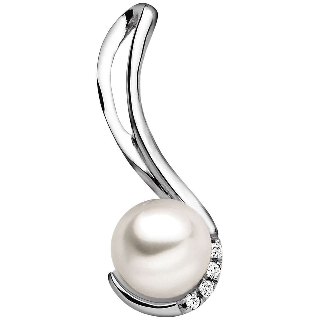 PENDENTE  CON DIAMANTI E PERLE COP223